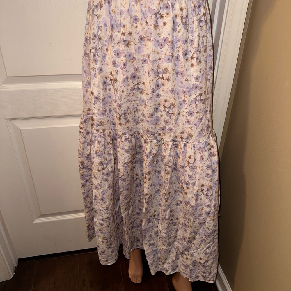 H&M linen skirt